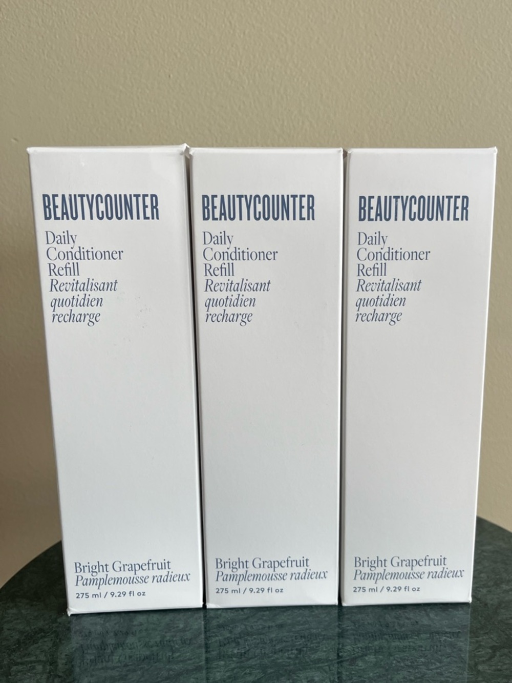 Three Beautycounter Daily Conditioner Refills, Bright Grapefruit, NIB